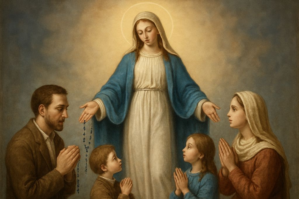Coroncina all'Immacolata Concezione per la famiglia