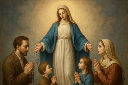 Coroncina all'Immacolata Concezione per la famiglia