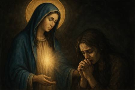 Supplica a Maria Immacolata per chi soffre di depressione