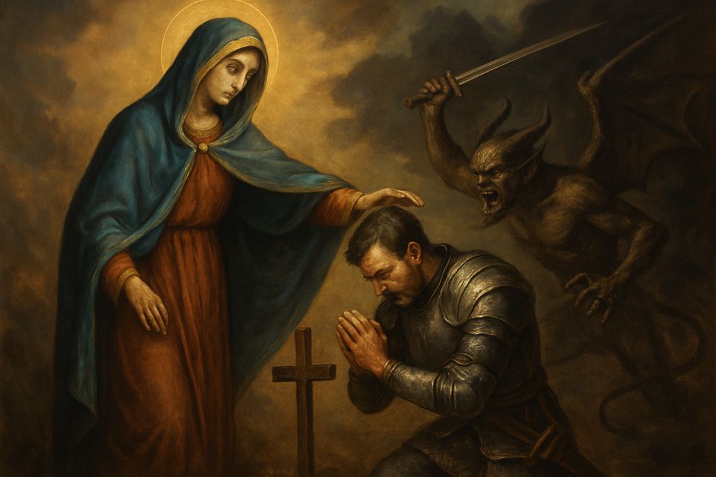 Preghiera a Maria Immacolata, Regina degli Angeli, per il combattimento spirituale