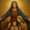 Offerta della famiglia alla Madonna Immacolata