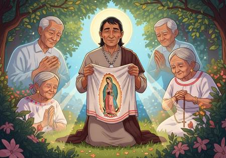 Preghiera per i nonni sull'esempio di San Juan Diego