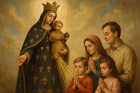 Benedizione della casa con la Madonna di Loreto