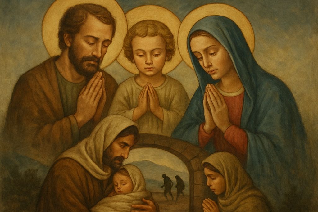 Preghiera alla Sacra Famiglia per i rifugiati e gli esuli