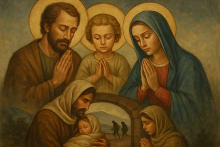 Preghiera alla Sacra Famiglia per i rifugiati e gli esuli