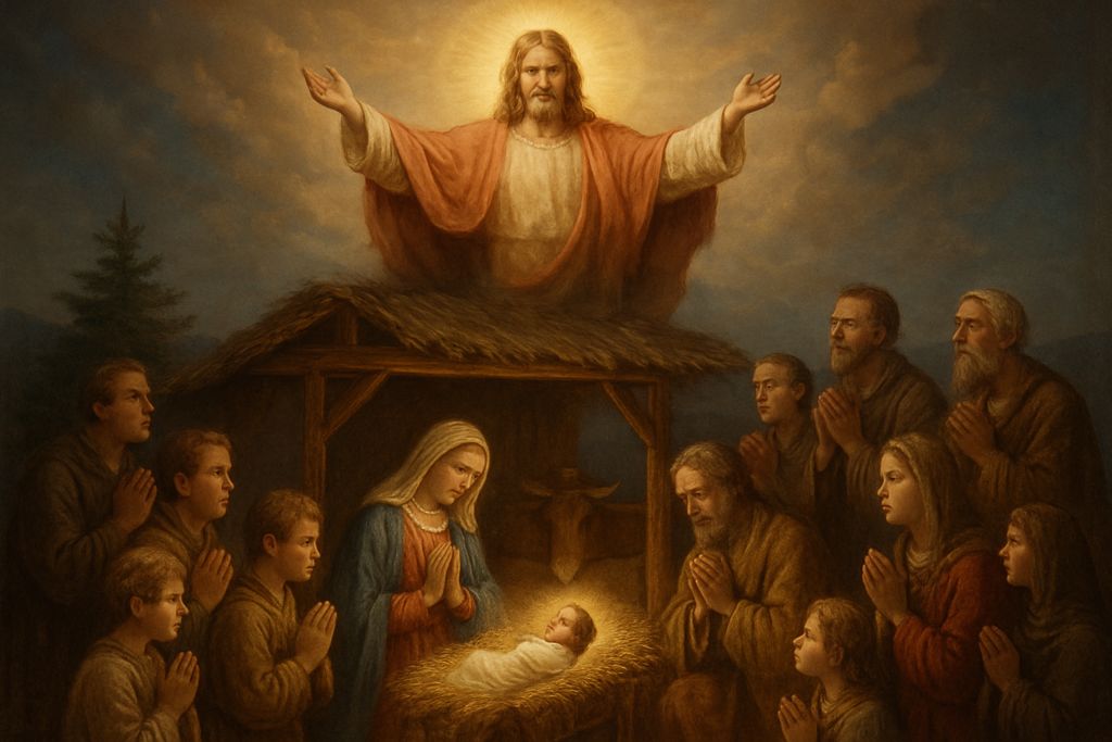 Lode a Dio per il mistero del Natale