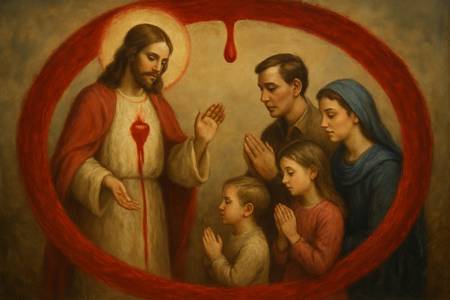 Supplica al Preziosissimo Sangue di Cristo per sigillare una Famiglia dal male