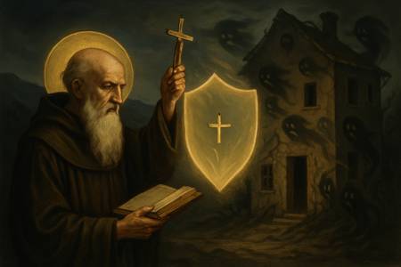 Preghiera di benedizione e purificazione per Luoghi infestati con San Benedetto