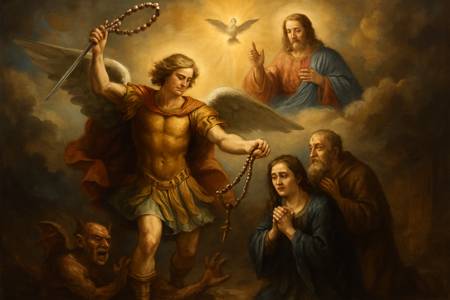 Coroncina Angelica a San Michele per spezzare i legami con l'occulto