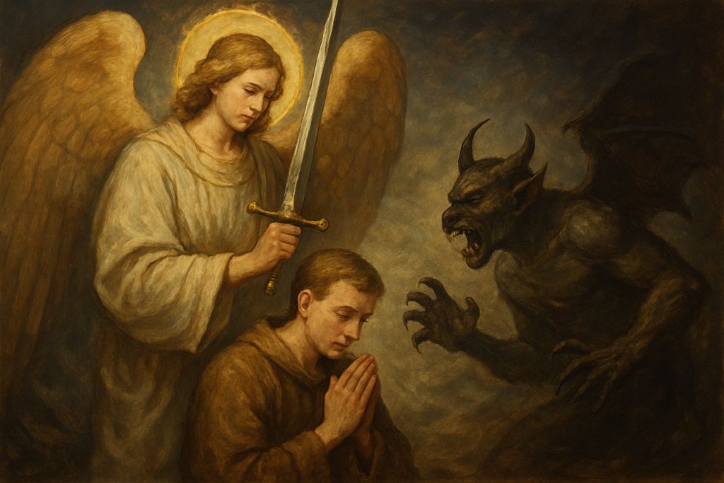 Dialogo con l'Angelo Custode per la difesa contro gli incubi e le paure notturne