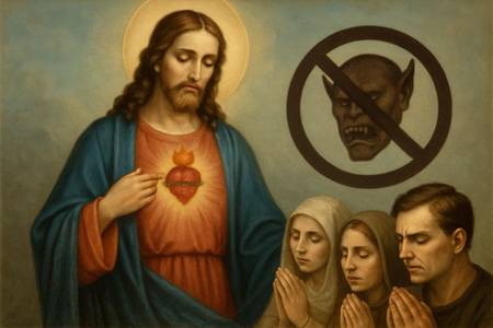 Preghiera al Sacro Cuore di Gesù in riparazione degli oltraggi satanici