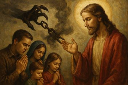 Preghiera per spezzare i legami con gli antenati tramite il Sangue di Cristo