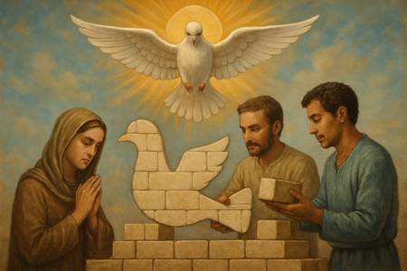 Invocazione allo Spirito Santo per ispirare i costruttori di pace