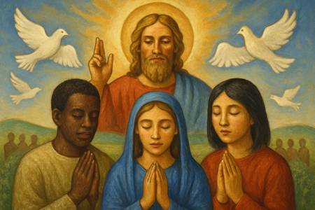 Lode a Dio Padre, che trasforma le spade in aratri