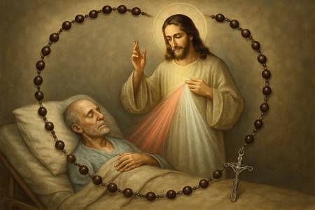 Coroncina alla Divina Misericordia per i moribondi in guerra