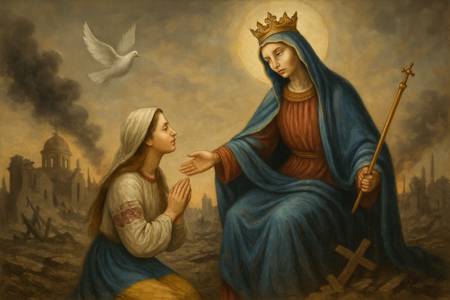 Preghiera alla Regina della Pace per l'Ucraina