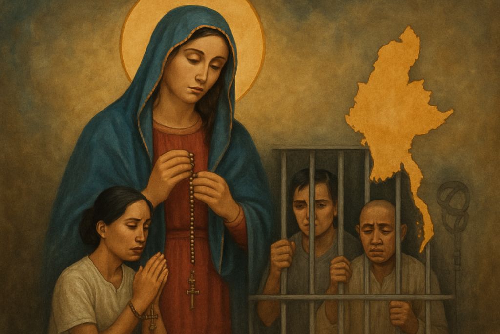 Rosario meditato per i cristiani perseguitati in Myanmar