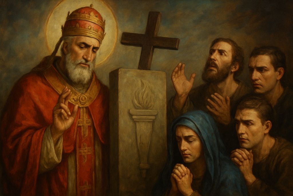 Preghiera intensa a San Damaso I per la difesa della fede contro gli errori
