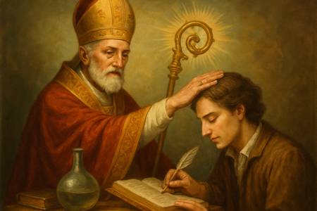 Benedizione con San Damaso per gli studiosi e i ricercatori