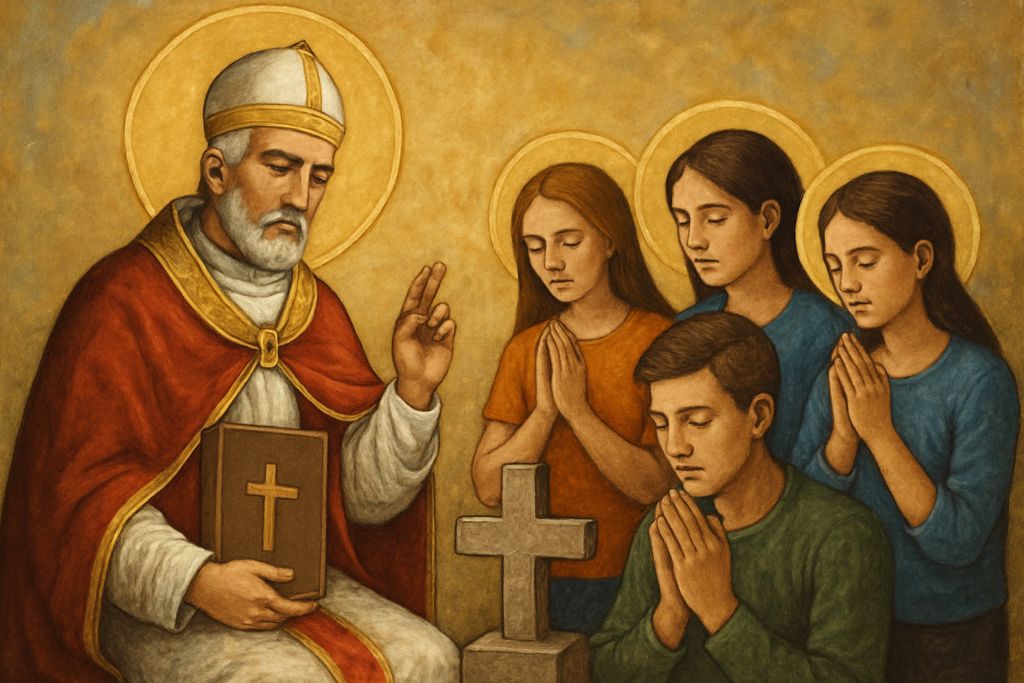 Preghiera intensa a San Damaso per la forza di testimoniare la fede