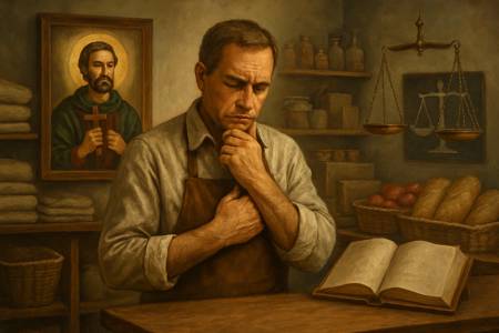 Esame di coscienza con Sant'Omobono per i Commercianti onesti