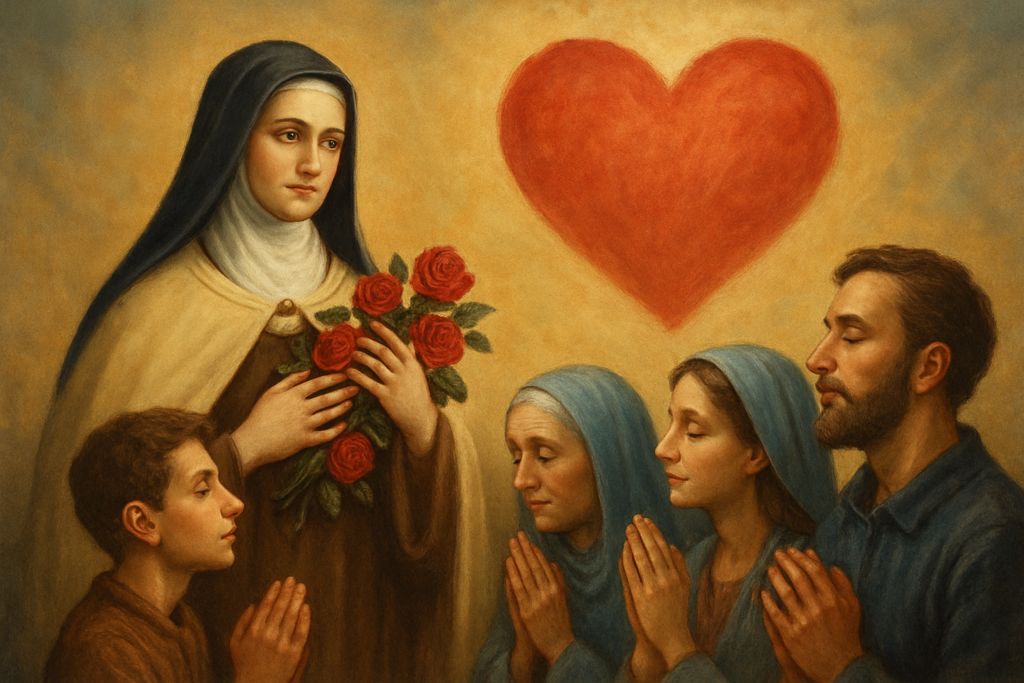 Offerta del giorno all'Amore Misericordioso con Santa Teresa di Lisieux