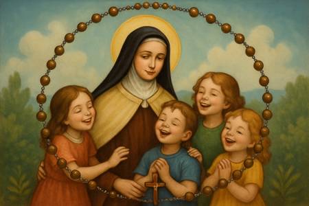 Coroncina a Santa Teresa di Lisieux per i bambini