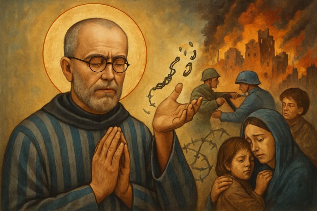 Invocazione a San Massimiliano Kolbe contro l'odio e la divisione