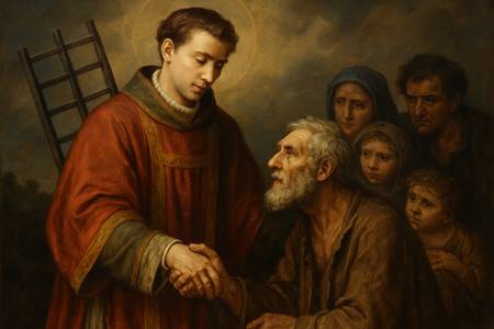 Intercessione a San Lorenzo per i Poveri, tesori della Chiesa