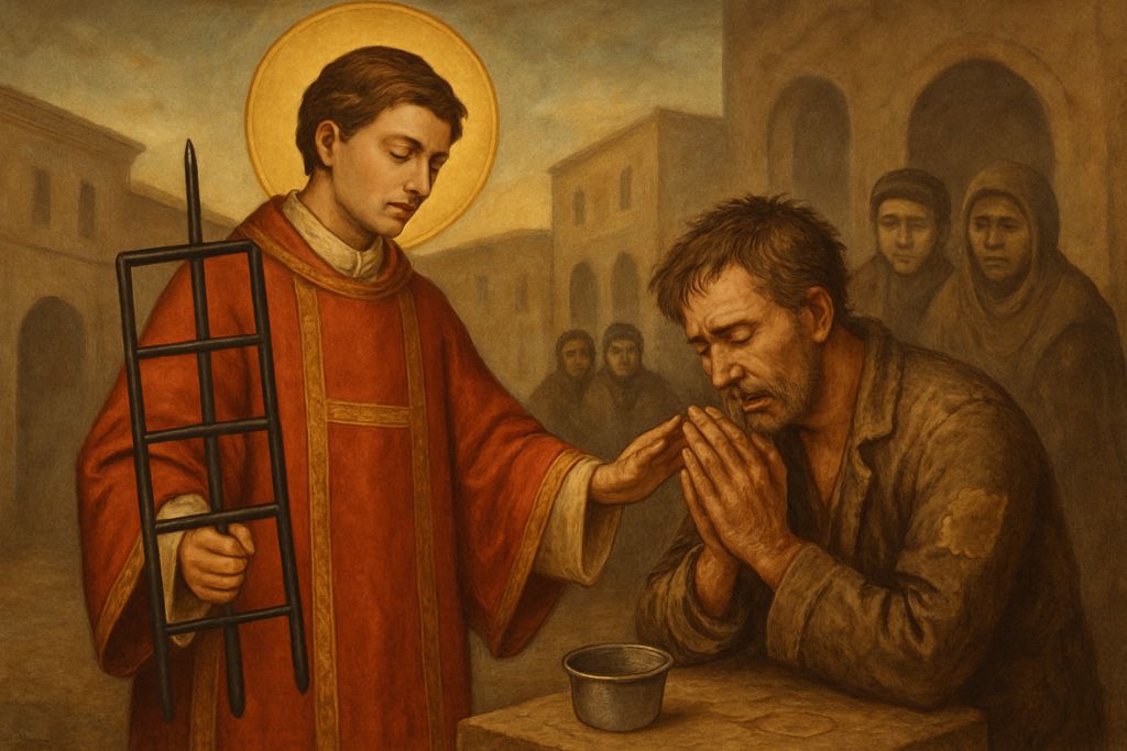 Lamento a Dio con San Lorenzo per le ingiustizie sociali