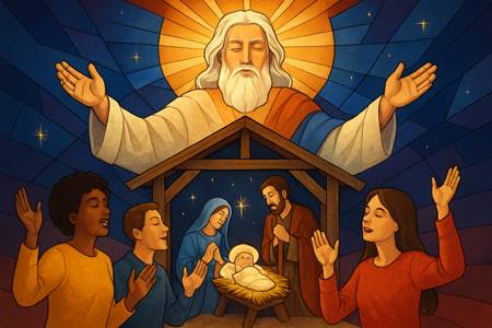 Glorificazione a Dio Padre per il dono del Suo Figlio nel Natale