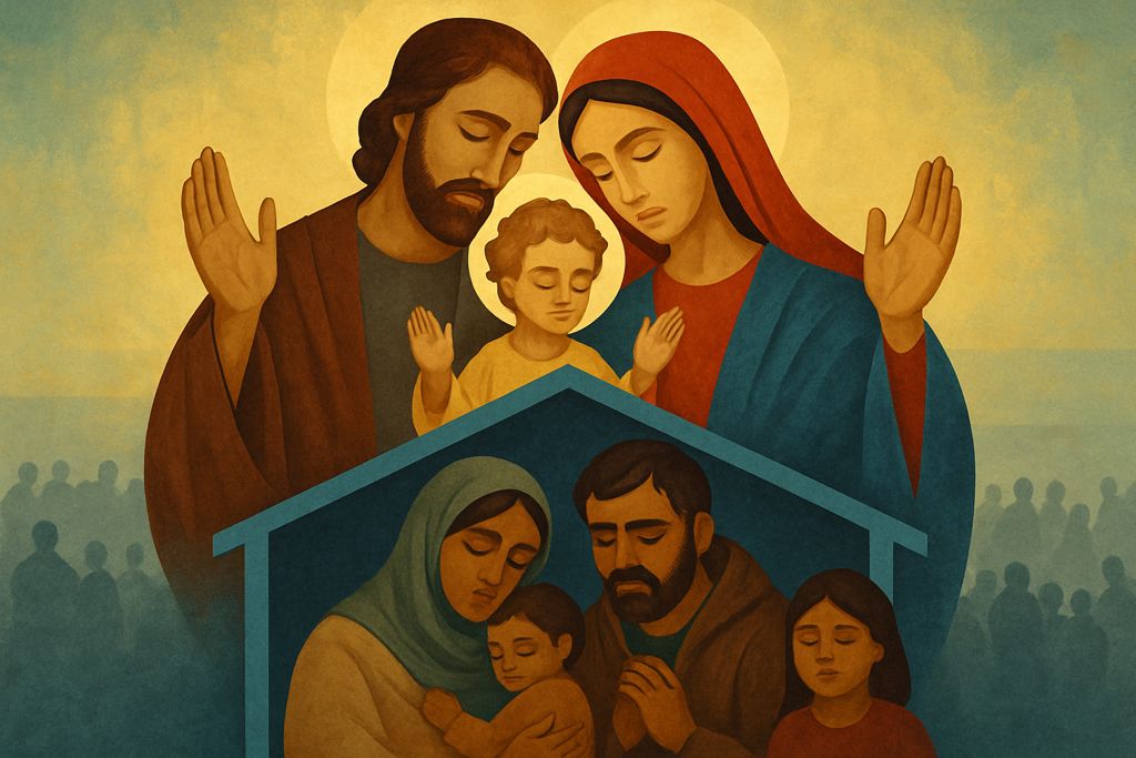 Intercessione alla Sacra Famiglia, profuga in Egitto, per i Rifugiati