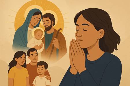 Preghiera alla Sacra Famiglia per la santificazione della vita domestica