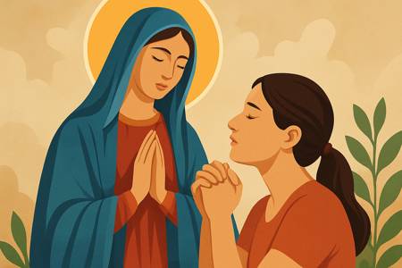 Invocazione a Maria, Madre di Dio, per tutte le madri