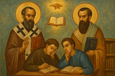 Invocazione ai Santi Basilio Magno e Gregorio Nazianzeno per i Teologi