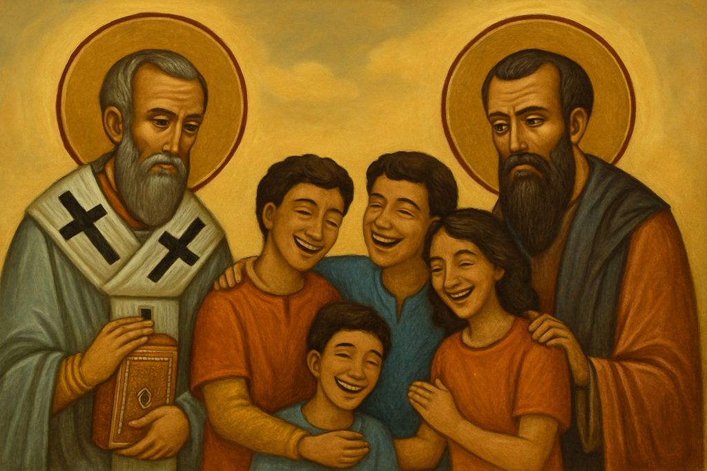 Intercessione ai Santi Basilio e Gregorio per l'amicizia spirituale