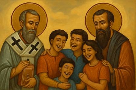 Intercessione ai Santi Basilio e Gregorio per l'amicizia spirituale