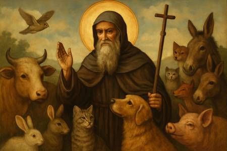 Benedizione degli animali con Sant'Antonio Abate