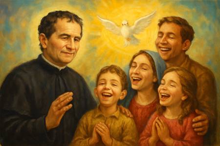 Dialogo semplice con Don Bosco per la gioia in famiglia