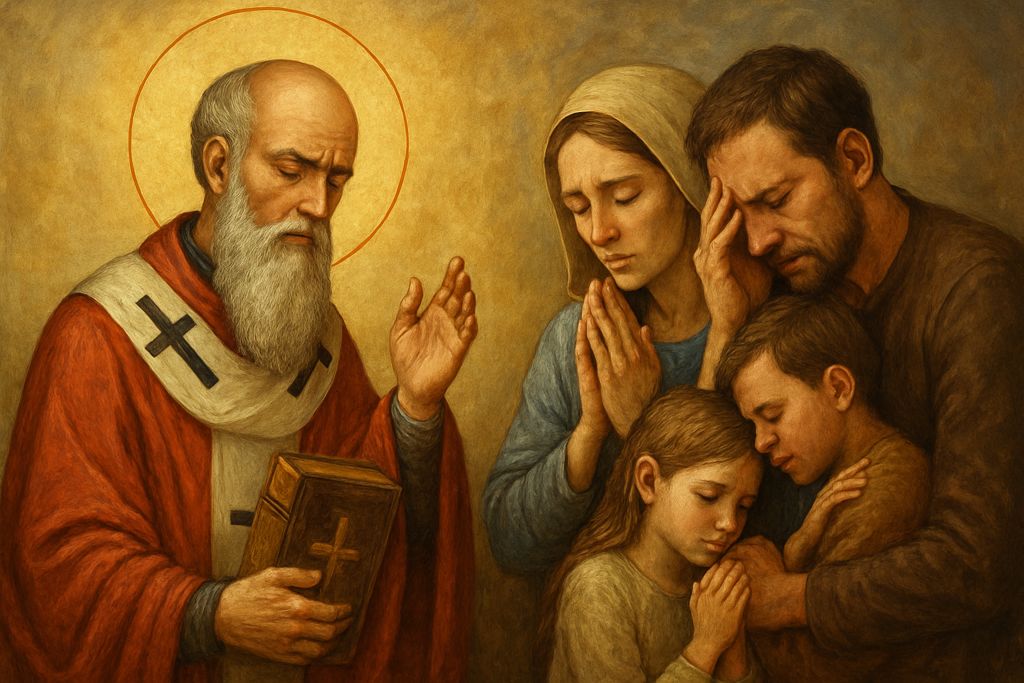 Preghiera intensa a San Gregorio Nazianzeno per superare le divisioni