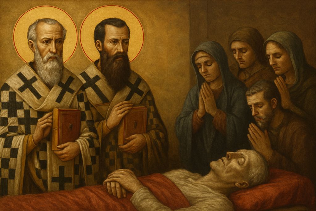 Atto di Fede nella Santissima Trinità con Basilio e Gregorio