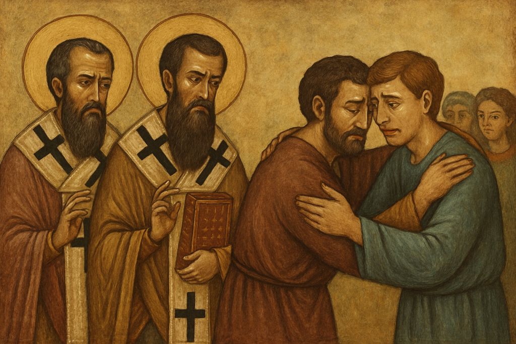 Esame di coscienza sull'amore fraterno con Basilio e Gregorio