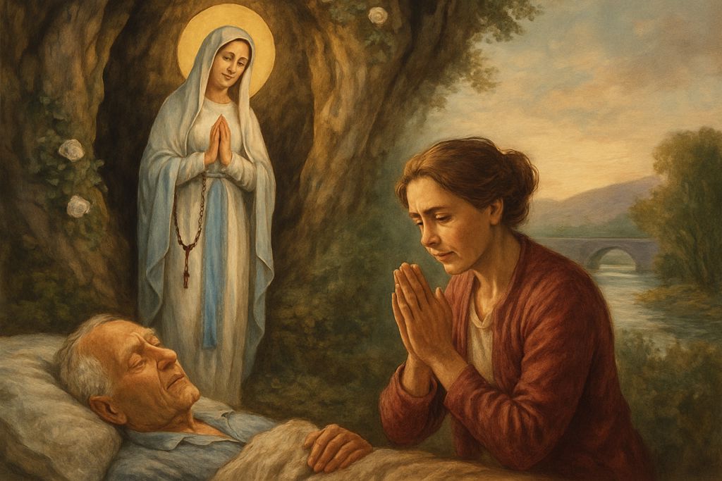 Preghiera del cuore a Maria di Lourdes per i Caregivers