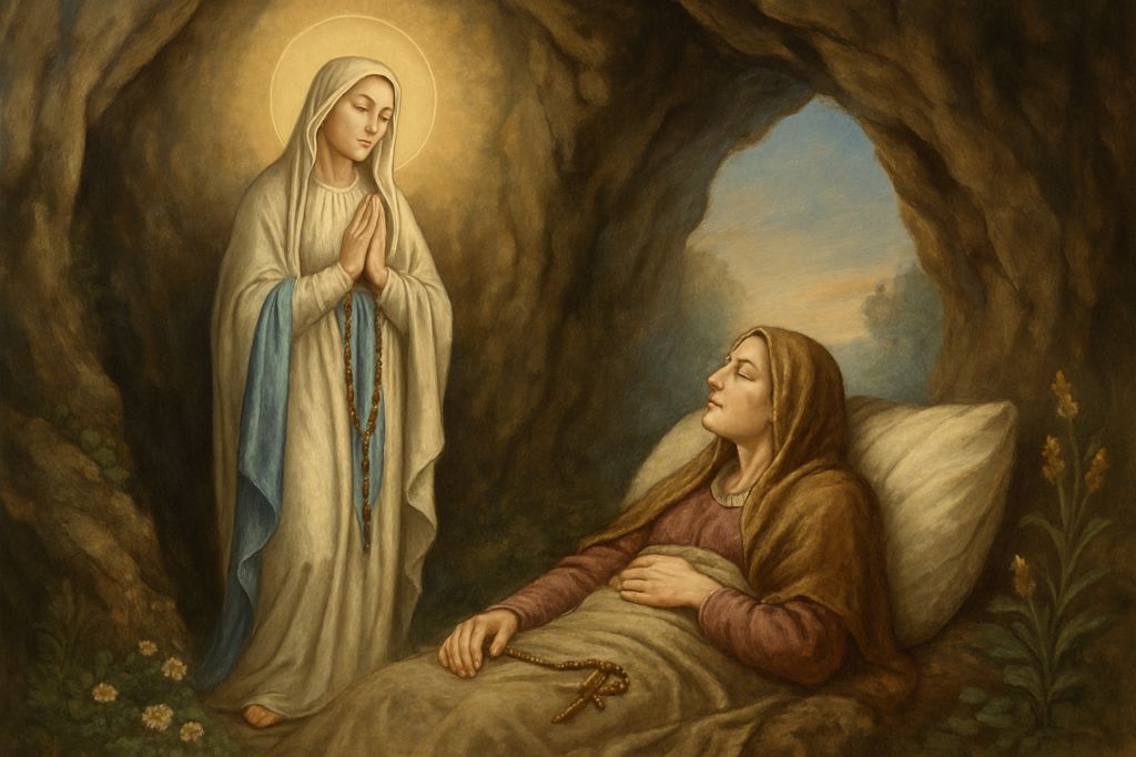 Rosario meditato con la Madonna di Lourdes per tutti i sofferenti
