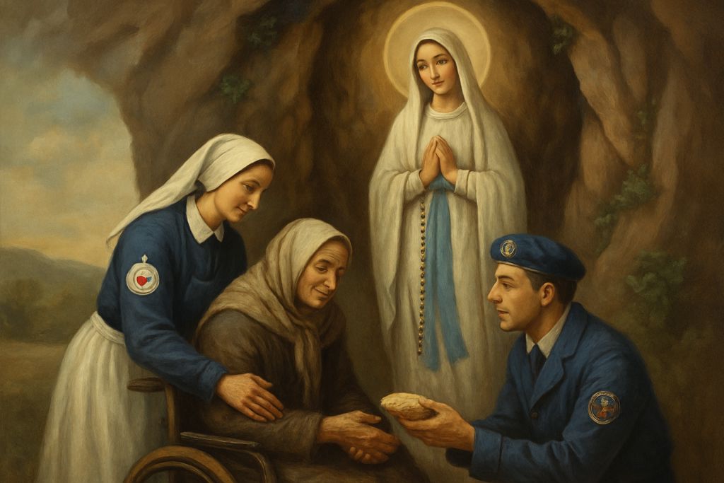 Supplica alla Madonna di Lourdes per i Volontari sanitari dell'Unitalsi
