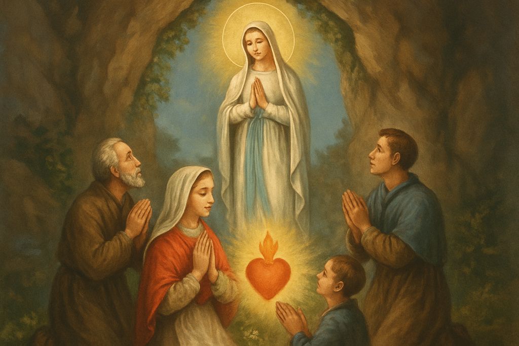 Invocazione all'Immacolata Concezione di Lourdes per la purezza del cuore