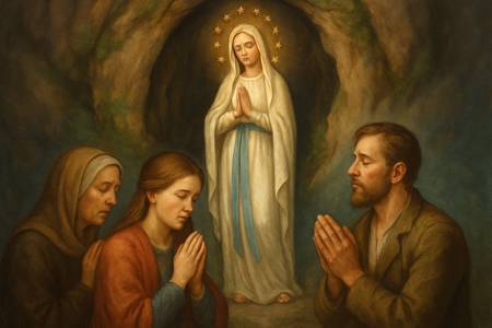 Intercessione alla Madonna di Lourdes per la guarigione dalle ferite emotive