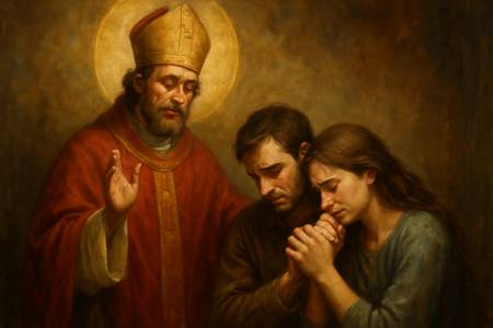 Preghiera intensa a San Valentino per la riconciliazione