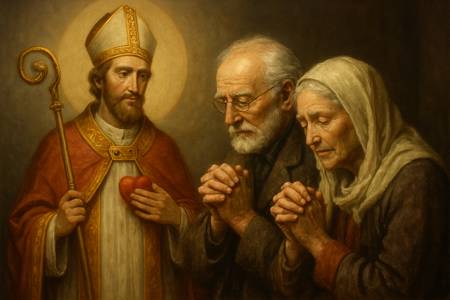 Intercessione a San Valentino per gli Sposi anziani