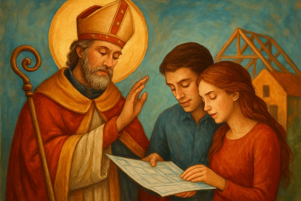 Benedizione degli anelli di fidanzamento con San Valentino